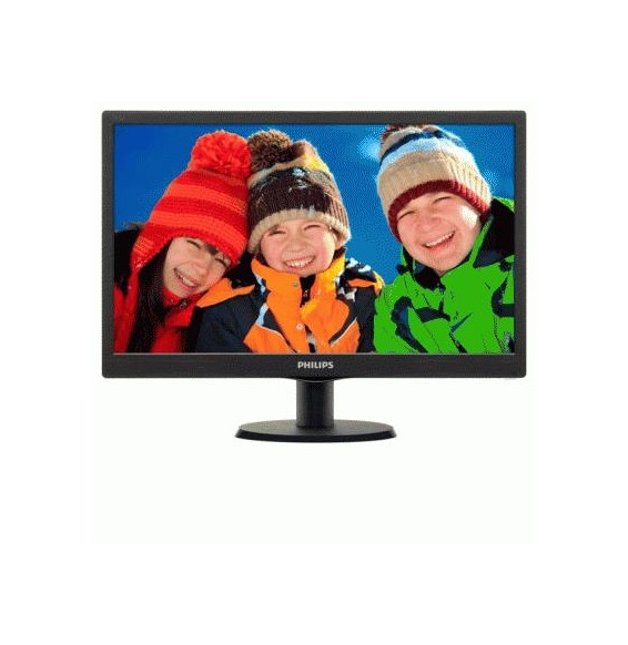  25.133 MONITOR PHILIPS LCD LED 18.5" WIDE 193V5LSB2/10 5MS HD 7001 BLACK