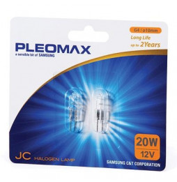  98.0042 LAMPADA ALOGENA PLEOMAX/SAMSUNG G4 PER SCHEINWERFER 20W  BLISTER