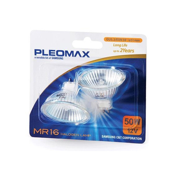  98.0044 LAMPADA ALOGENA PLEOMAX/SAMSUNG GU5.3 FARETTO 35W BLISTER DA 