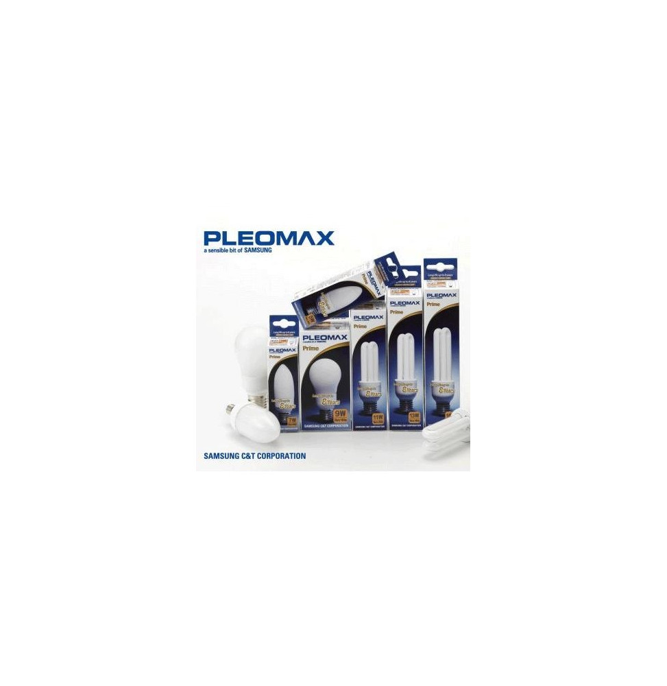  98.0047 LAMPADA BC PLEOMAX/SAMSUNG E14 SPIRALE  5W-240LM (26W) L-WARM